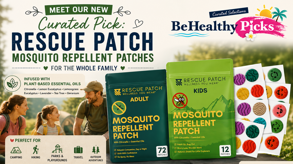 Meet Our New Curated Pick: Rescue Patch Mosquito Repellent Patches for the Whole Family