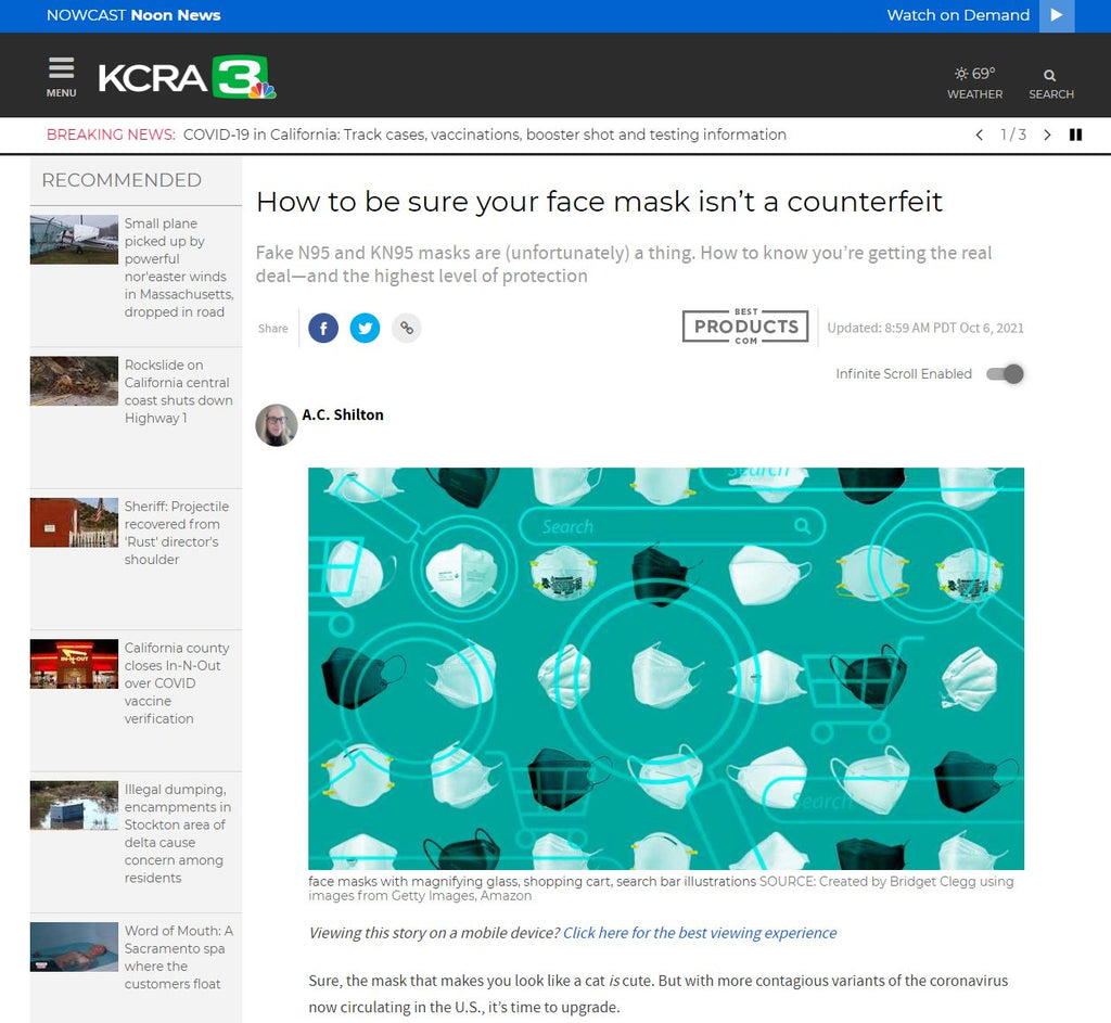 How to be sure your face mask isn’t a counterfeit