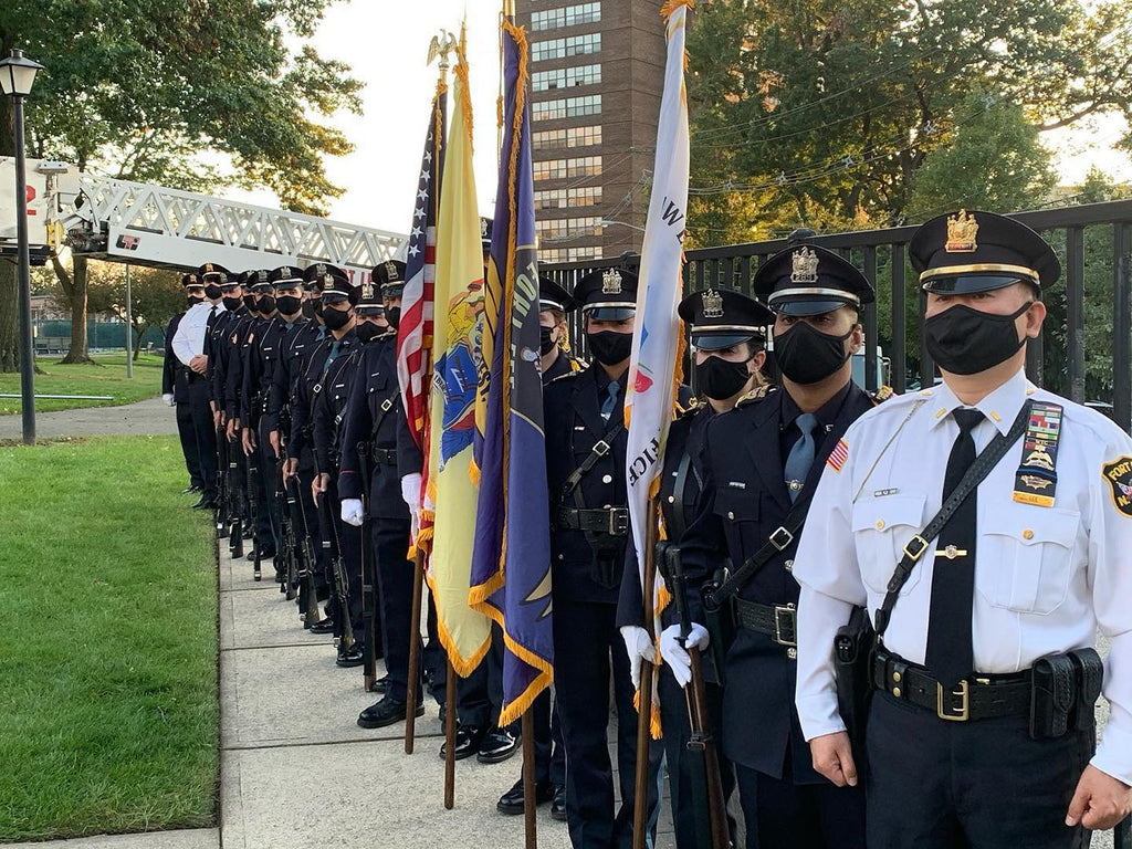 Donating Hygienic Masks - Fort Lee Police Department