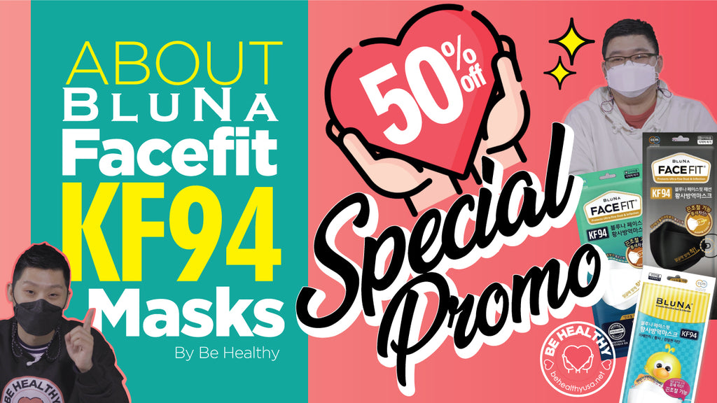 About BLUNA Facefit KF94 Masks with 50% OFF Promo Code!