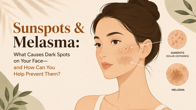 Sunspots & Melasma: What Causes Dark Spots on Your Face-and How Can You Help Prevent Them?