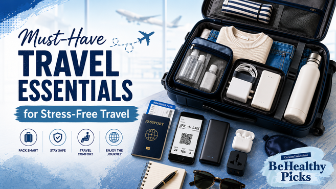 Must Have Travel Essentials for Stress Free Travel