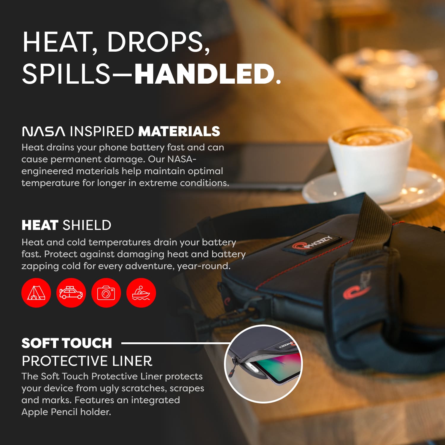 Tablet & Laptop Capsule – Thermal Case, Drop Protection, Water-Resistant