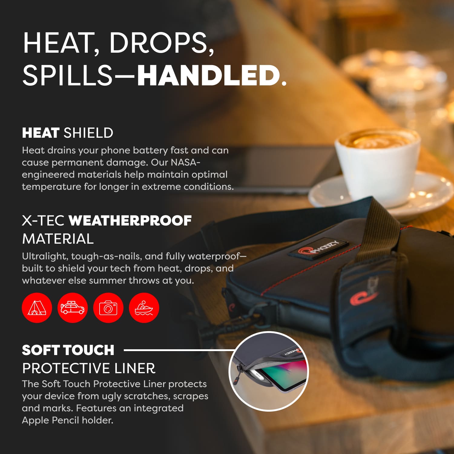 Tablet & Laptop Capsule – Thermal Case, Drop Protection, Water-Resistant