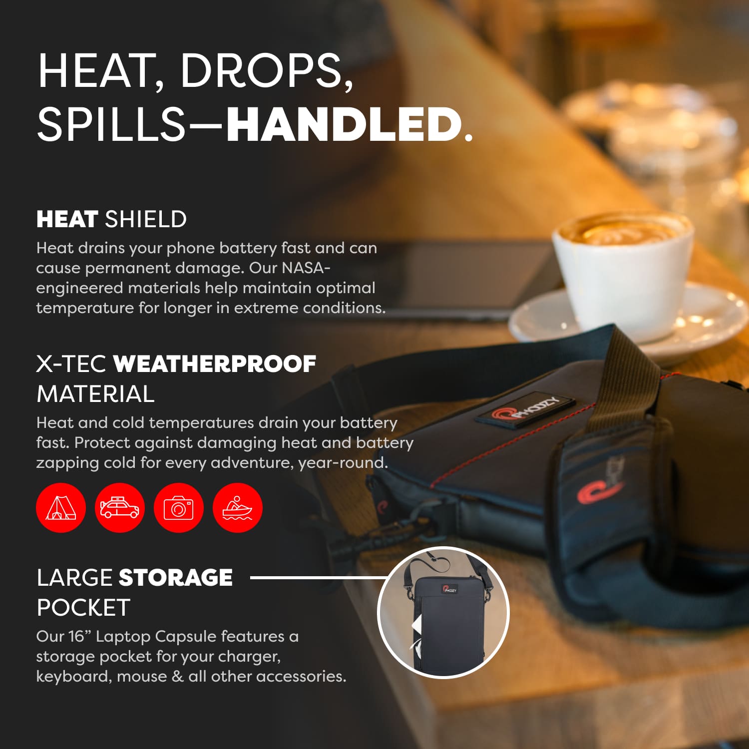 Tablet & Laptop Capsule – Thermal Case, Drop Protection, Water-Resistant