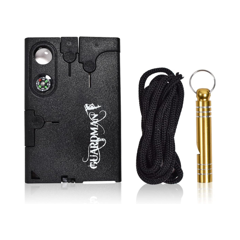 18 in 1 SOS Survival Card – survival multitool, camping gear, emergency kit