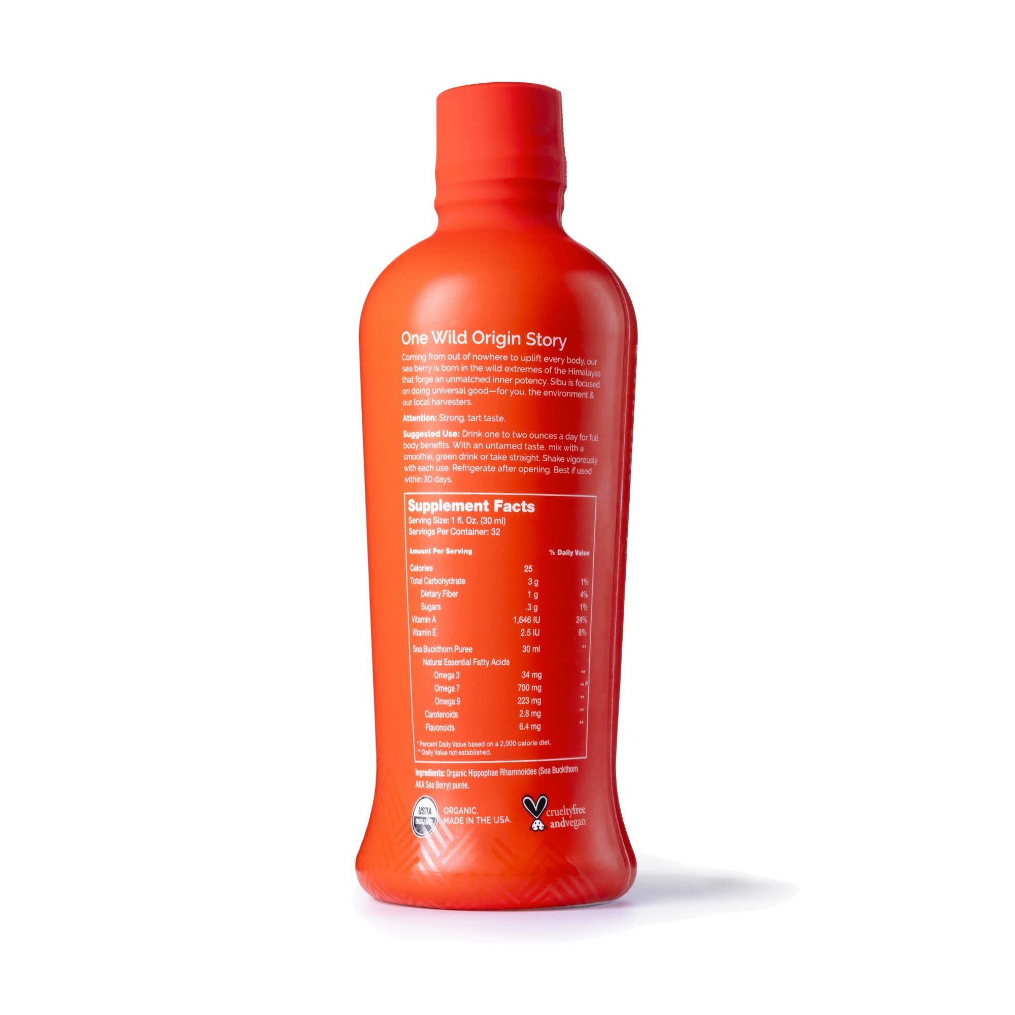 Omega-7 Pure 32 oz. Bottle - Antioxidants, Bioactive, Vitality