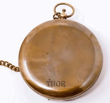 Century Pocket Sundial – antique compass, vintage navigation, brass sundial