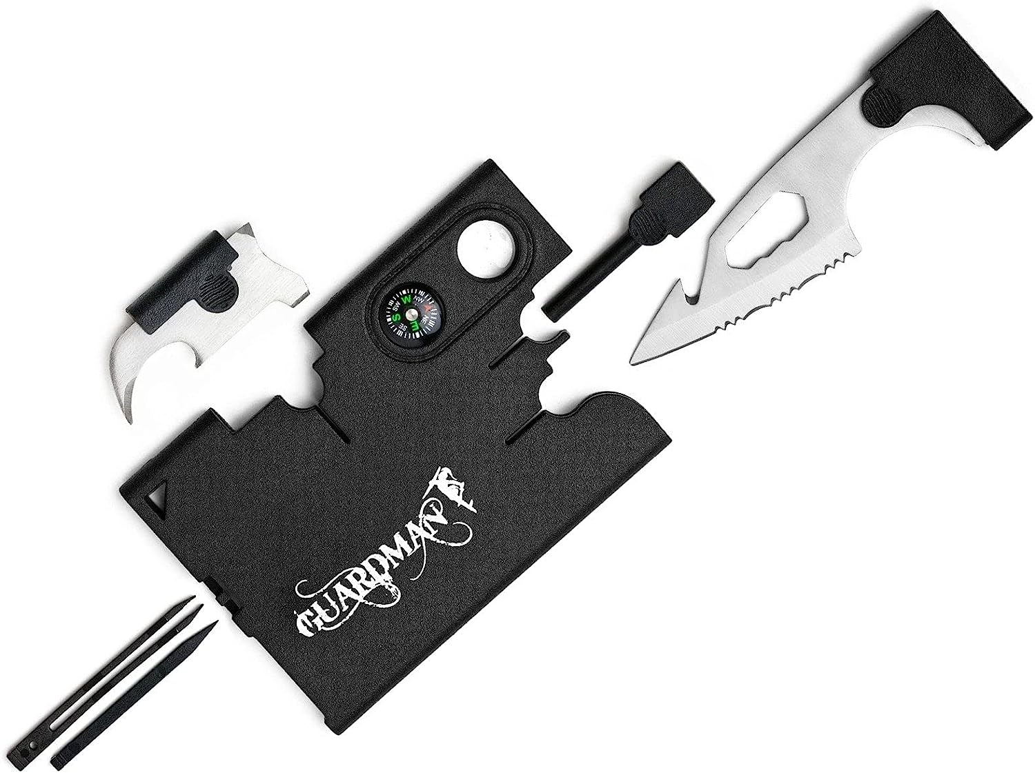 18 in 1 SOS Survival Card – survival multitool, camping gear, emergency kit