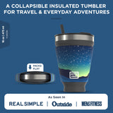 Collapsible Insulated Drink Tumbler - Ultra-Portable, Insulted, Outdoor