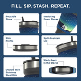 Collapsible Insulated Drink Tumbler - Ultra-Portable, Insulted, Outdoor