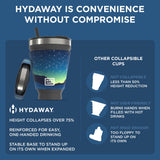 Collapsible Insulated Drink Tumbler - Ultra-Portable, Insulted, Outdoor