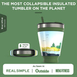 Collapsible Insulated Drink Tumbler - Ultra-Portable, Insulted, Outdoor