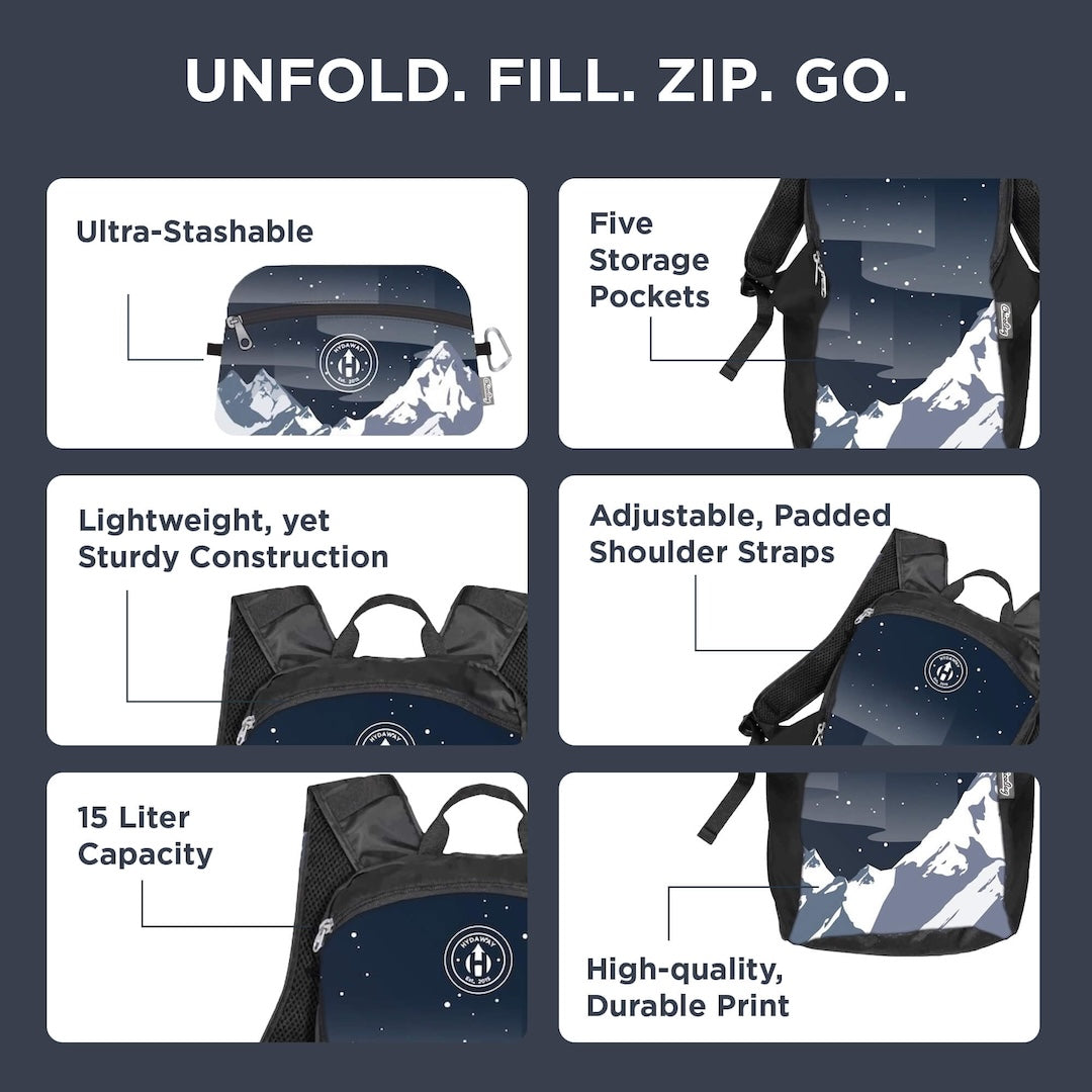 Collapsible Backpack - Durable, Versatile, Outdoor