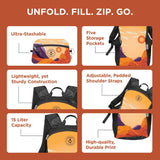 Collapsible Backpack - Durable, Versatile, Outdoor