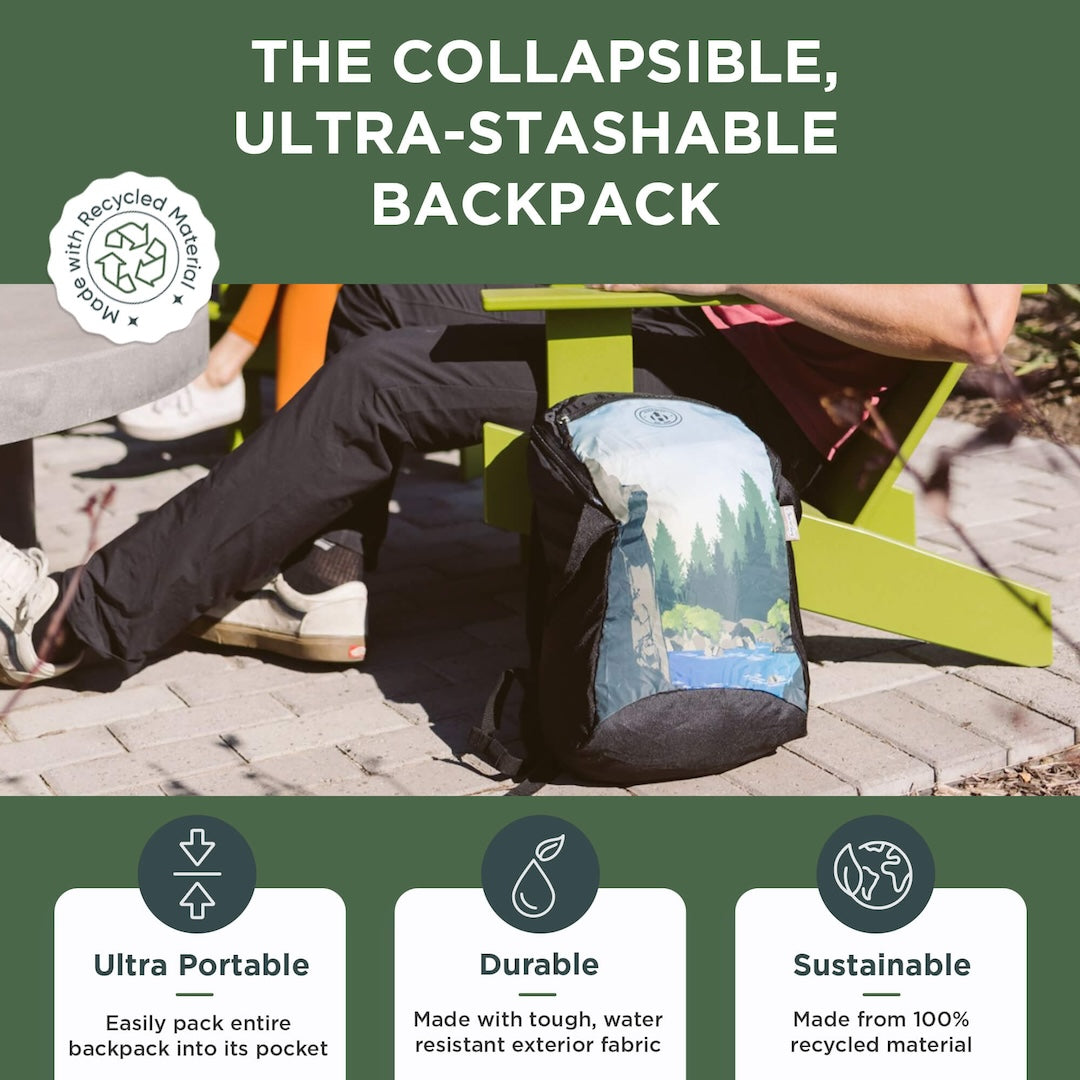 Collapsible Backpack - Durable, Versatile, Outdoor