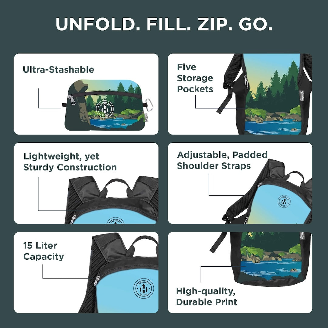 Collapsible Backpack - Durable, Versatile, Outdoor