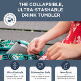 Collapsible Insulated Drink Tumbler - Ultra-Portable, Insulted, Outdoor