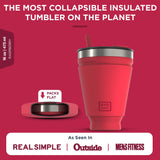 Collapsible Insulated Drink Tumbler - Ultra-Portable, Insulted, Outdoor