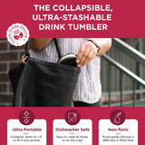 Collapsible Insulated Drink Tumbler - Ultra-Portable, Insulted, Outdoor