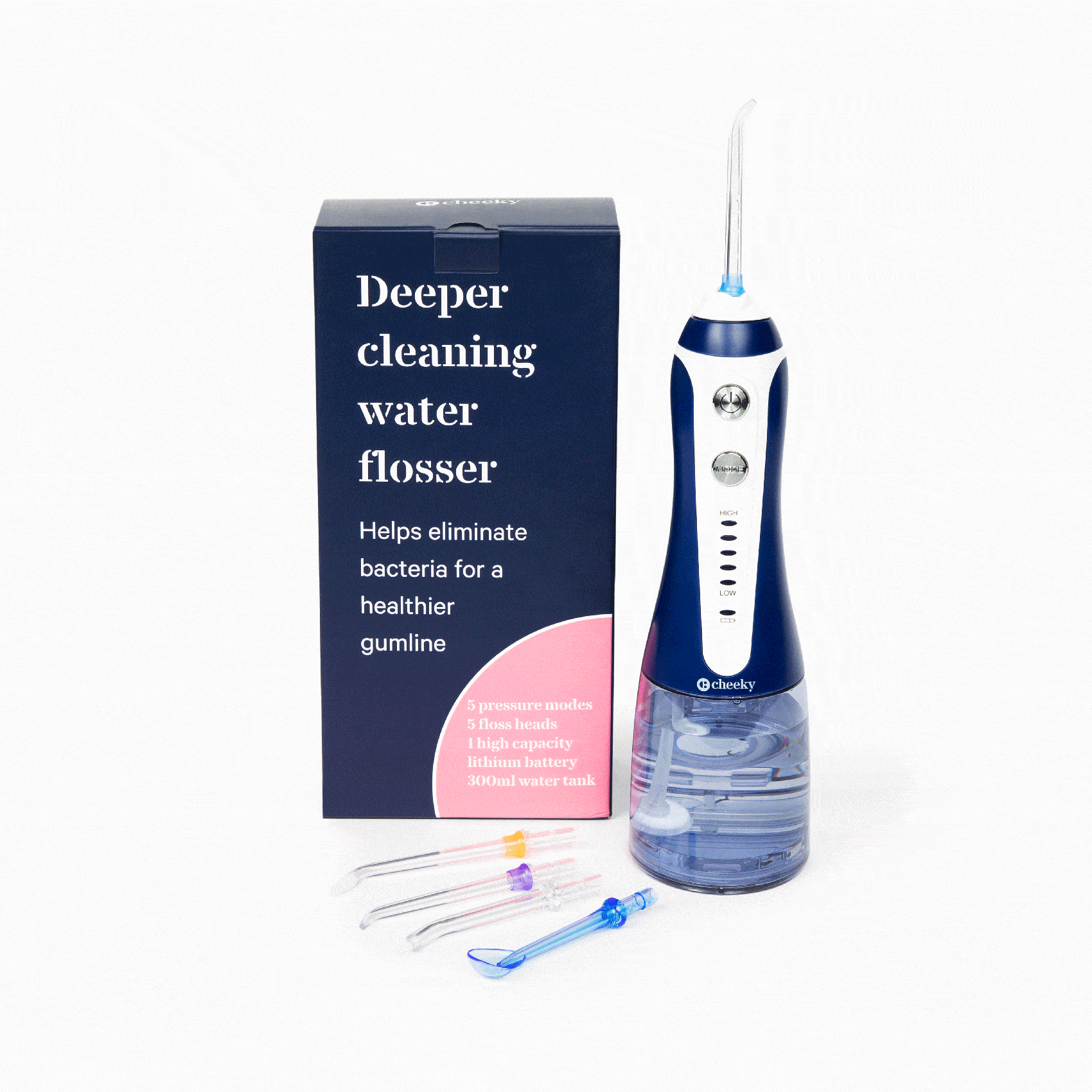 Water Flosser - Cordless, Rechargeable Dental Oral Irrigator
