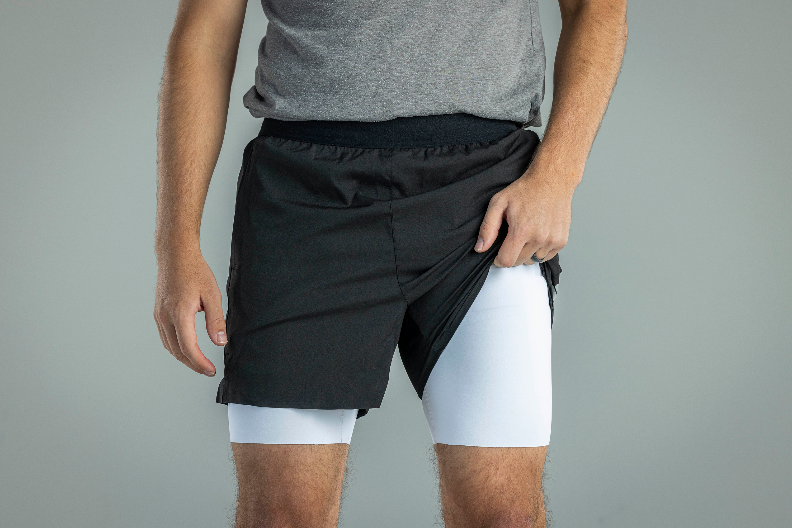 Men's V1 Athletic Shorts - Black – workout shorts, compression liner, gym wear
