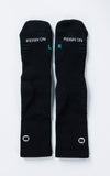 Cloud Tech Performance Socks - Black – athletic socks, breathable sportswear, cushioned comfort