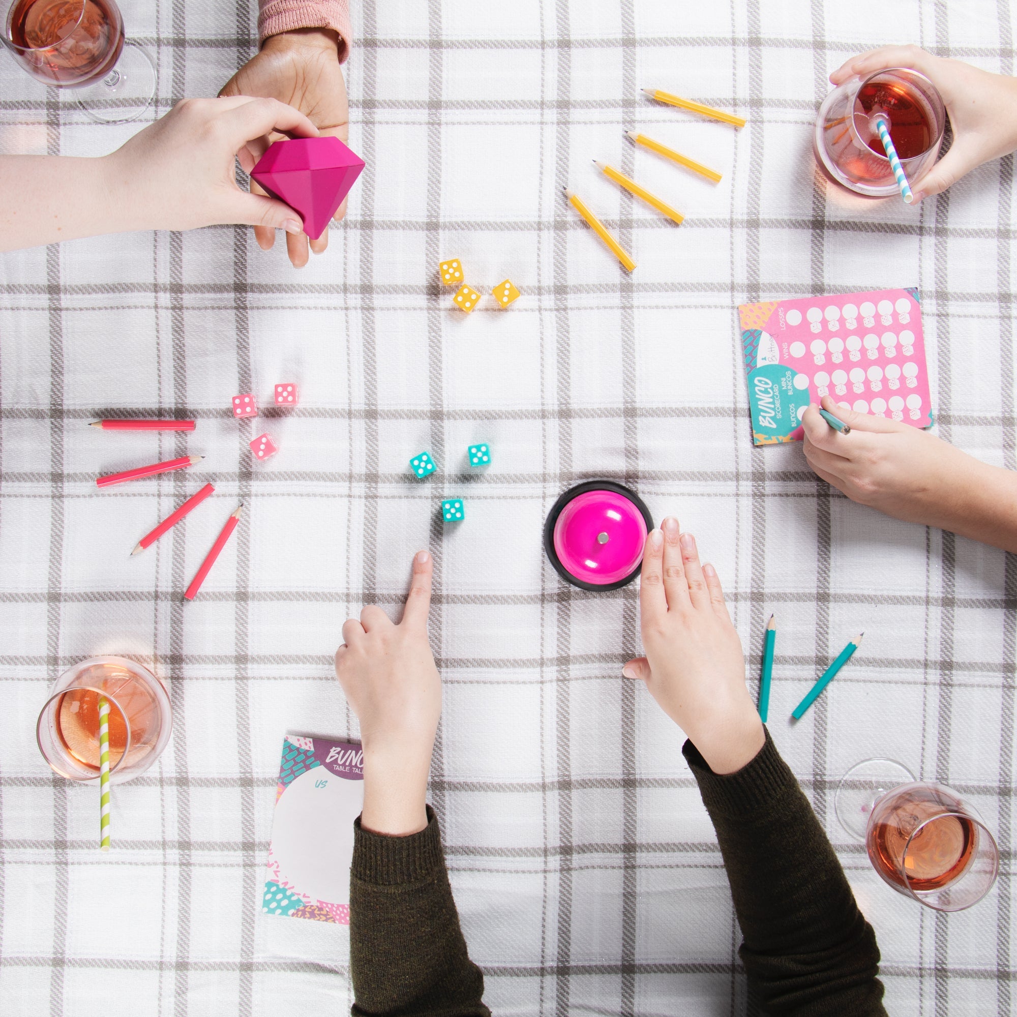 Bunco: A Very Social Game – party dice game, group activity, travel tin