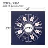 Michigan Rummy – classic card game, family strategy game, poker chips set