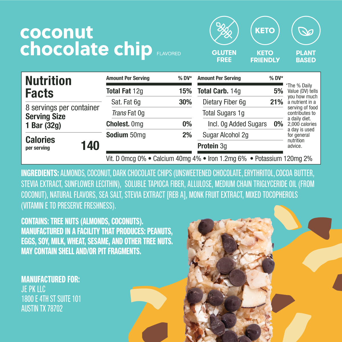 KETO Nola Bars – A Guilt-Free, Low-Carb Snack with Crunch & Flavor
