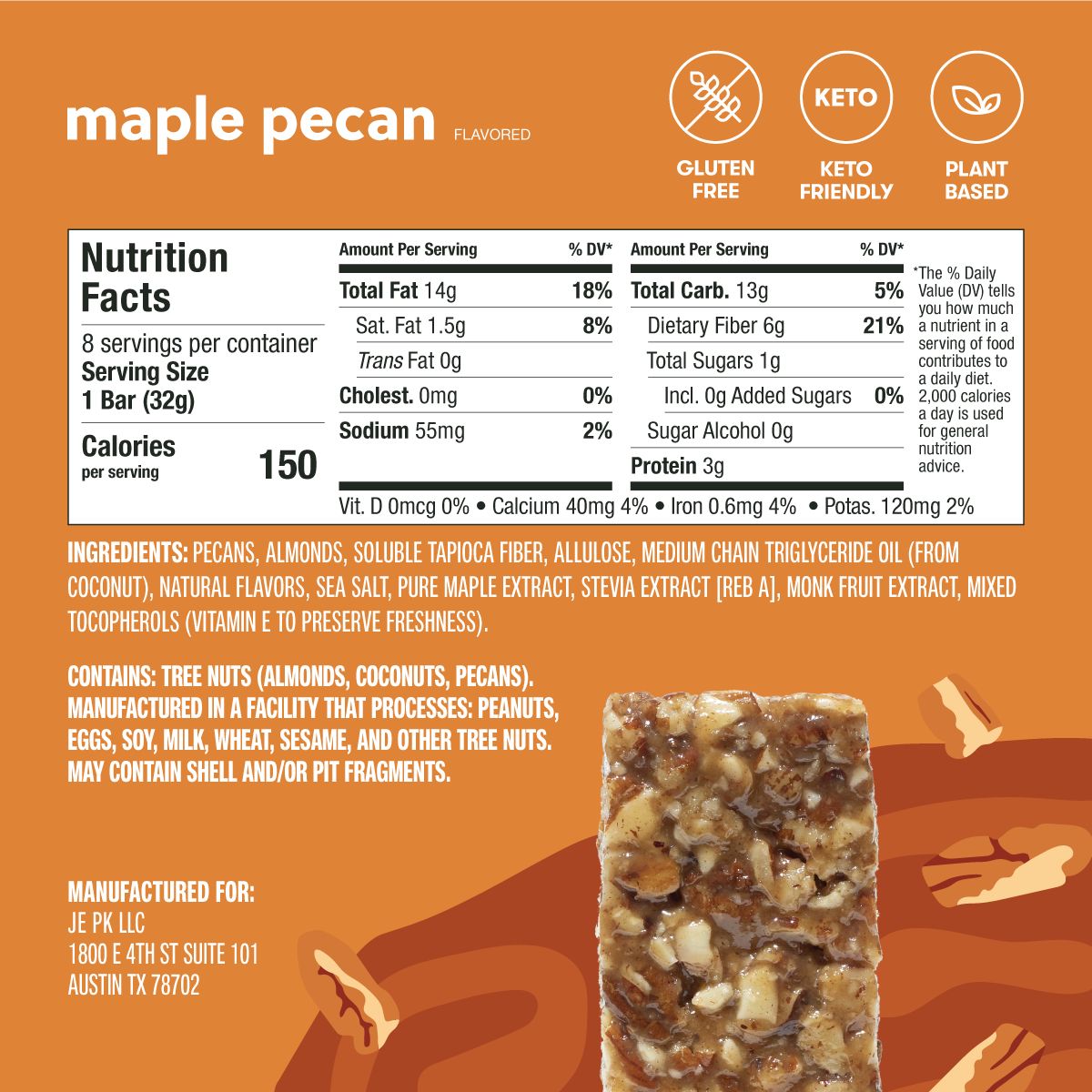 KETO Nola Bars – A Guilt-Free, Low-Carb Snack with Crunch & Flavor