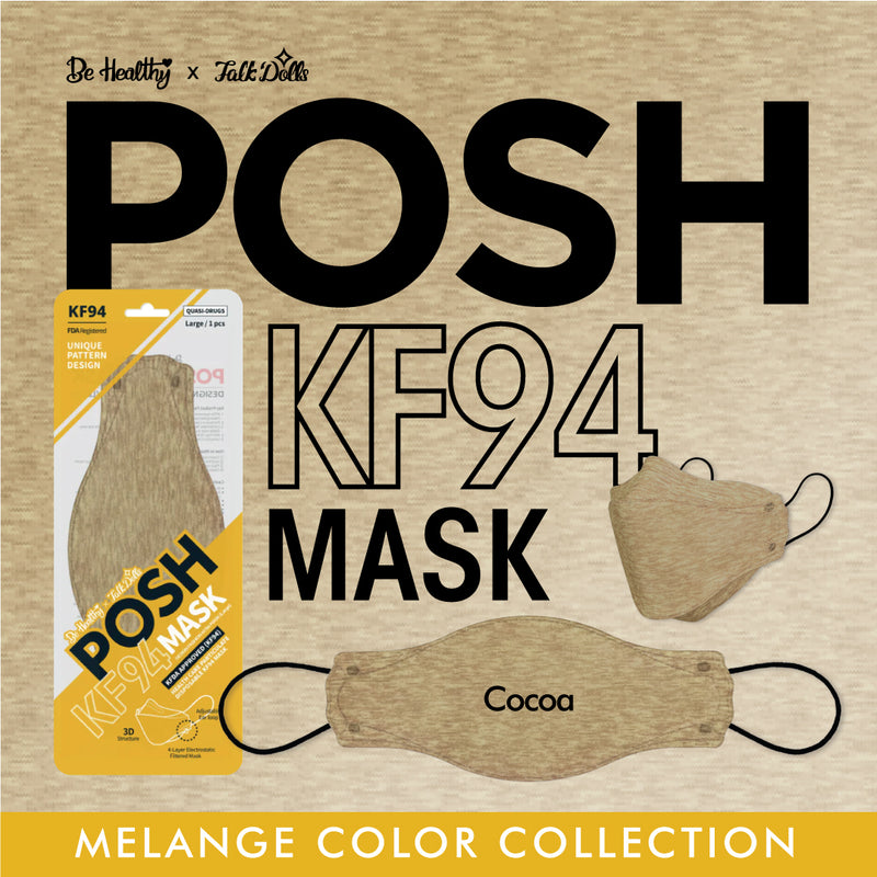 POSH KF94 Mask Melange Cocoa (C11)