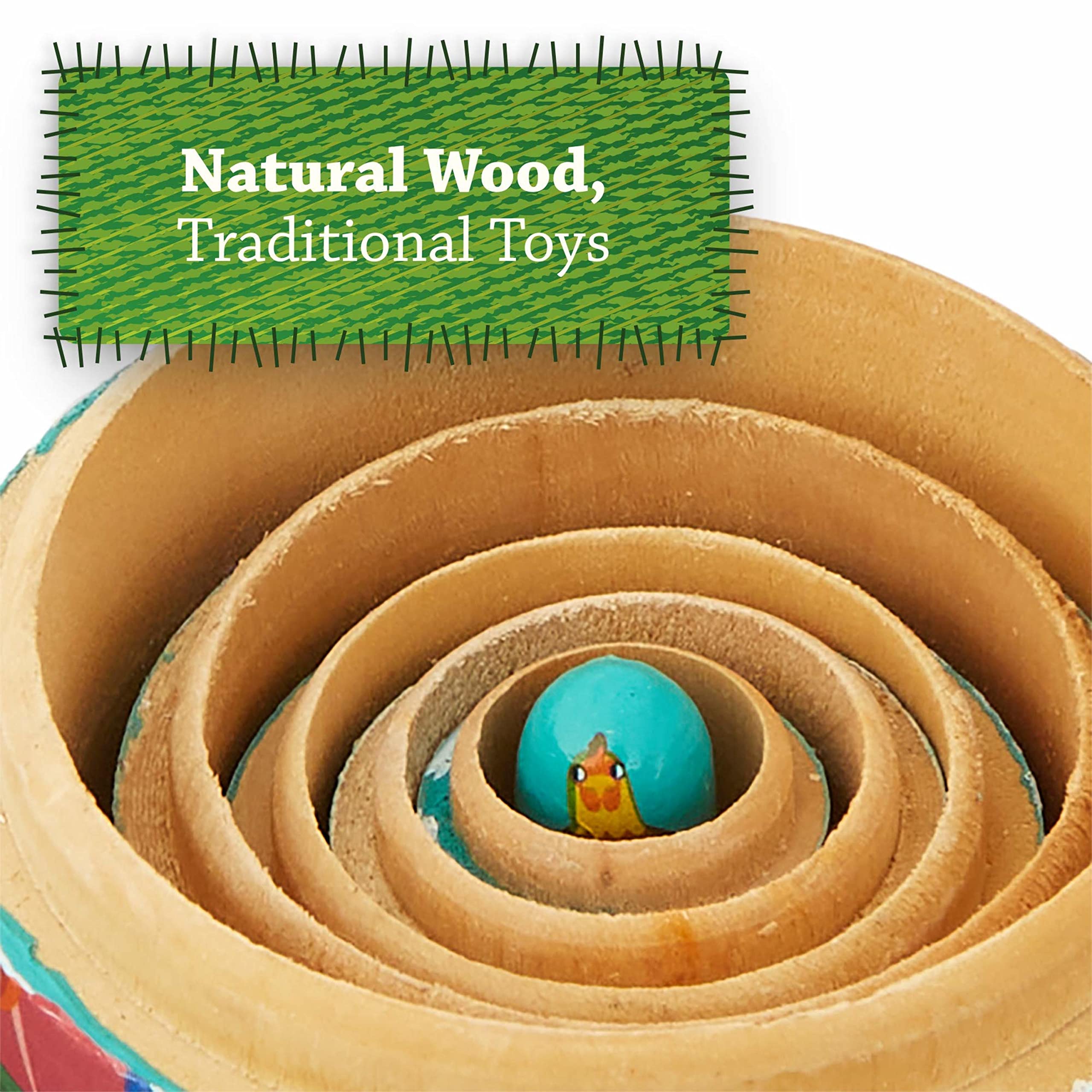 Barnyard Nesting Doll – nesting toy, farm animals, educational playset