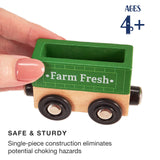 Grab & Go Railroad – portable train set, magnetic toy, travel playset