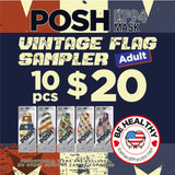 Posh KF94 US Flag Sampler (Adult)