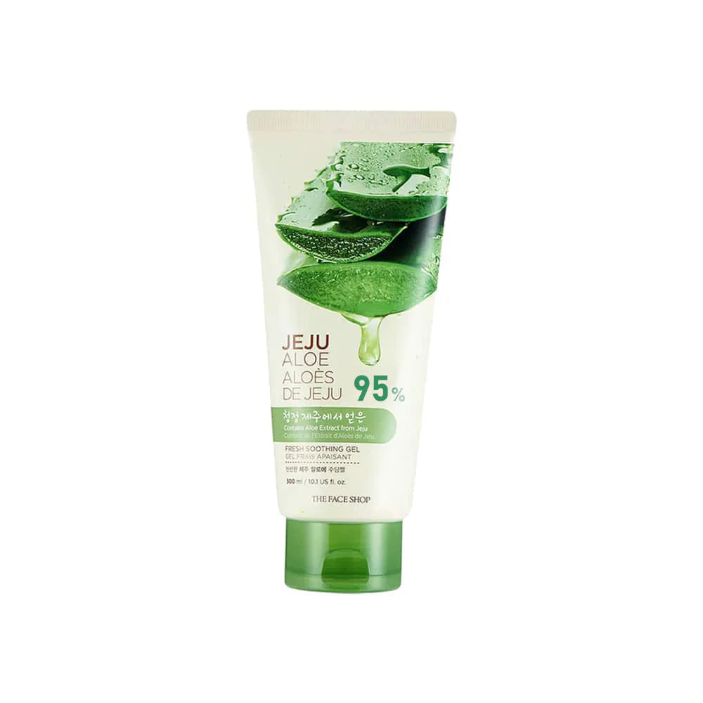 Jeju Aloe Fresh Soothing Gel Tube - Moisturizing, Restoring