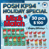 Posh Holiday Special Limited Edition KF94 Mask - 30pcs Mix & Match