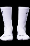 Cloud Tech Performance Socks - White – athletic socks, breathable comfort, durable sportswear