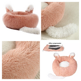 Plush Pet Bed (FREE SHIPPING) with Ears and Tail for Cats and Small Dogs
