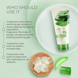 Jeju Aloe Fresh Soothing Gel Tube - Moisturizing, Restoring