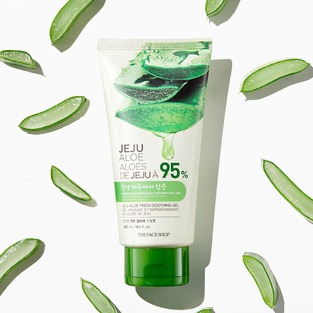 Jeju Aloe Fresh Soothing Gel Tube - Moisturizing, Restoring