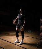 Mid-Length Padded Knee Sleeve - Black – knee support, sports protection, compression gear