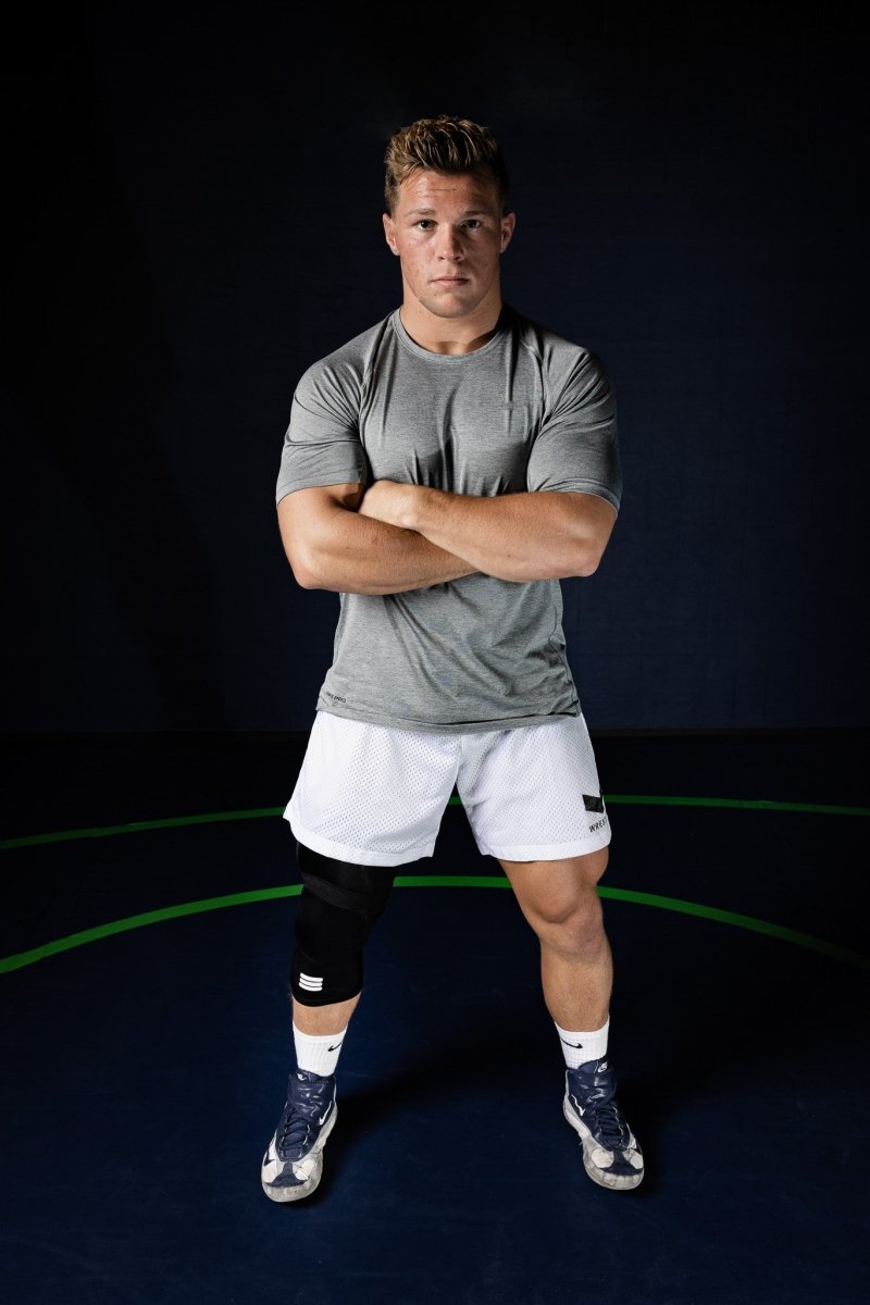 Mid-Length Padded Knee Sleeve - Black – knee support, sports protection, compression gear