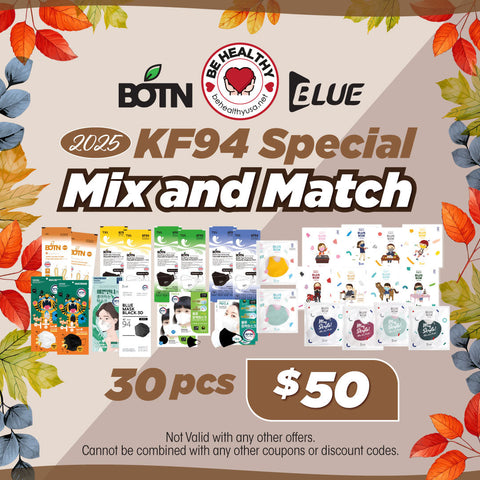 Be Healthy KF94 Fall Special Mix and Match - 30pcs