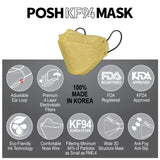 POSH KF94 Mask Melange Toffee (C02)