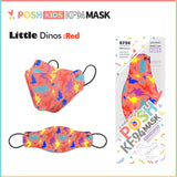 POSH KIDS KF94 Small Mask Little Dinos - Red (KA17)
