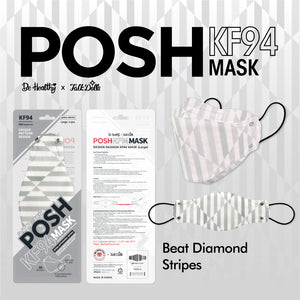 POSH KF94 Mask Beat Diamond Stripes (A11)