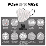 POSH KF94 Mask Beat Diamond Stripes (A11)