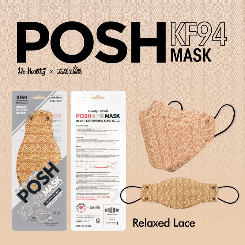 POSH KF94 Mask Relaxed Lace (A07)