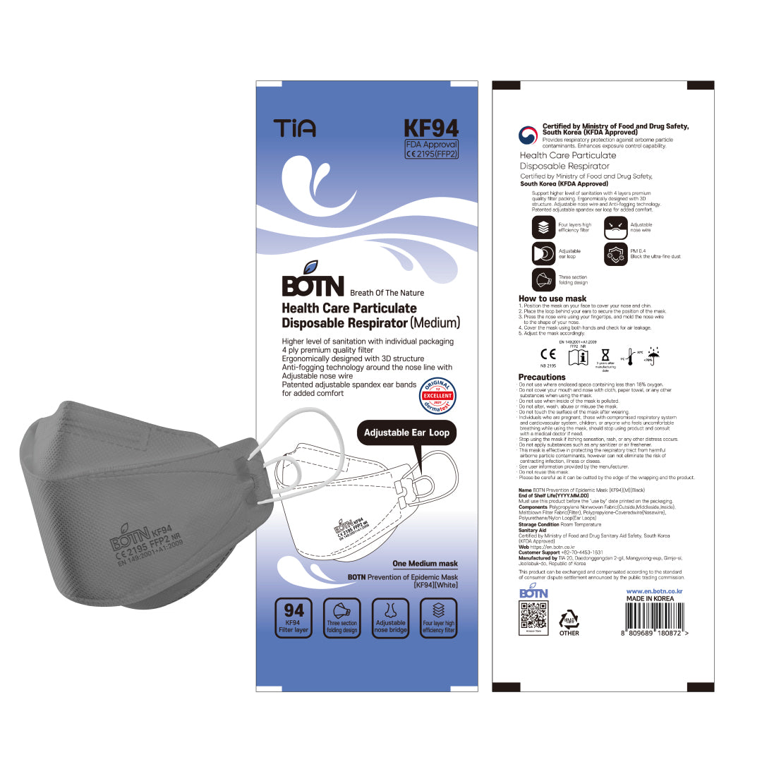 BOTN KF94 Color Medium / Gray
